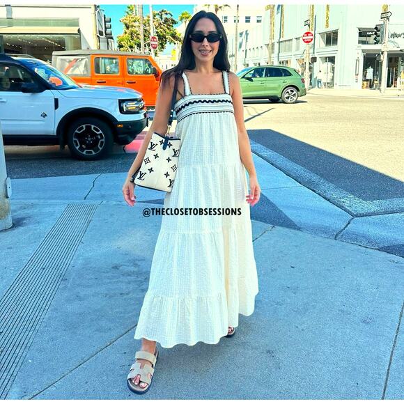 ZARA BLOGGER FAVE!!! Midi Dress with Wide Straps NWT - Picture 9 of 16